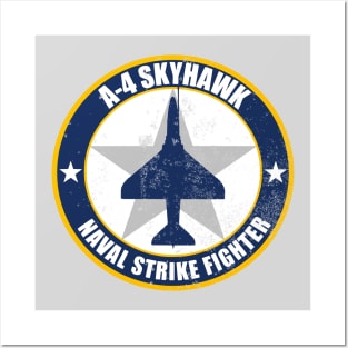 A-4 Skyhawk (distressed) Posters and Art